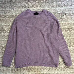 Kendall + Kylie Pullover Crewneck Sweater Womens Small Purple